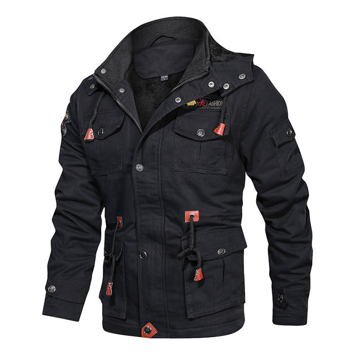 Męska utility parka z teddy Lwwg i Multiple kieszeniami