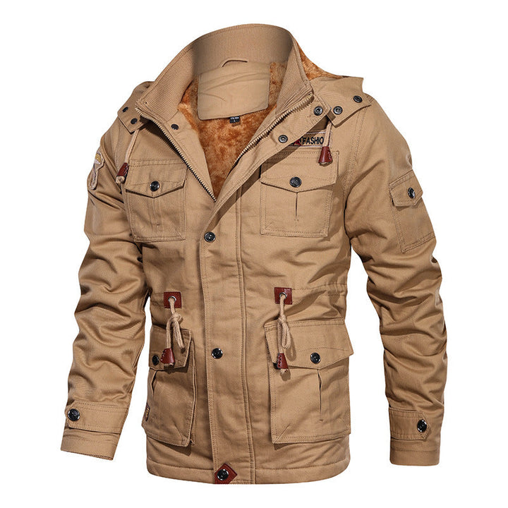 Męska utility parka z teddy Lwwg i Multiple kieszeniami