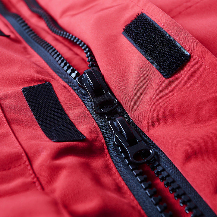 Męska termiczny parka z kapturem i Removable Fur kołnierzem