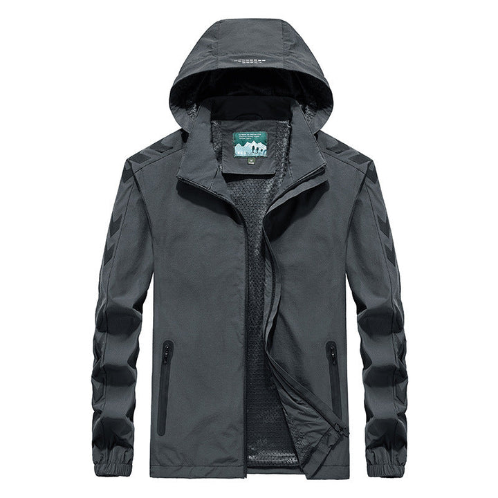 Męska Perdlamance softshell kurtka z kapturem, Sealed zamkiems i Reflective rękaw wserts