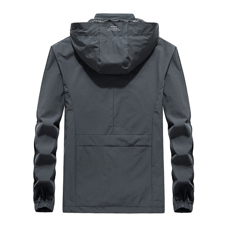 Męska Perdlamance softshell kurtka z kapturem, Sealed zamkiems i Reflective rękaw wserts
