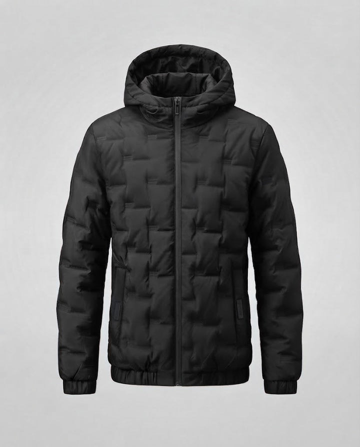Męski Funkcjonalny Puffer Kurtka z Kaptur