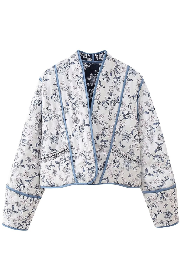 Kołnierzem Reversible Puffer kurtka w krótsza dlam