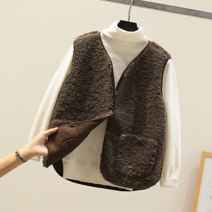 Klasyczna Lambswool Kamizelka