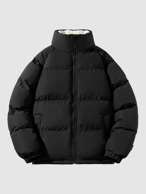 | Fleece-Lined Puffer Kurtka