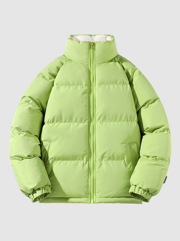| Fleece-Lined Puffer Kurtka