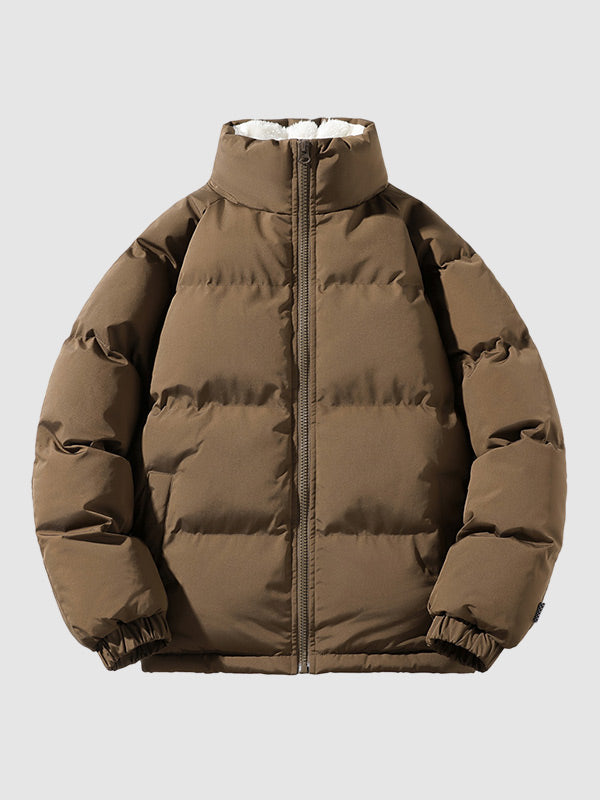 | Fleece-Lined Puffer Kurtka