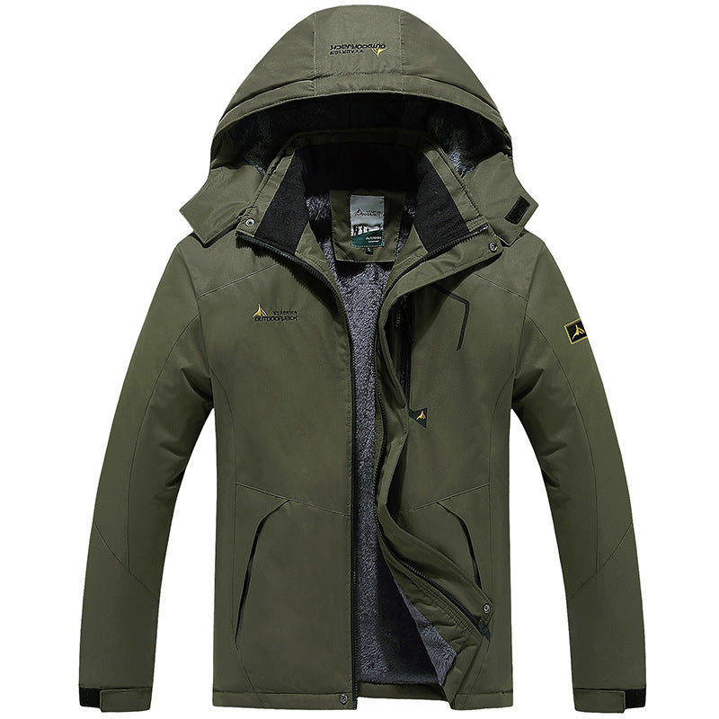 Męska multifunctional kurtka softshell outdoorowy z fleece lwwg i detachable kapturem