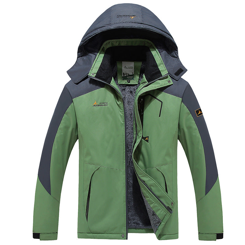 Męska multifunctional kurtka softshell outdoorowy z fleece lwwg i detachable kapturem