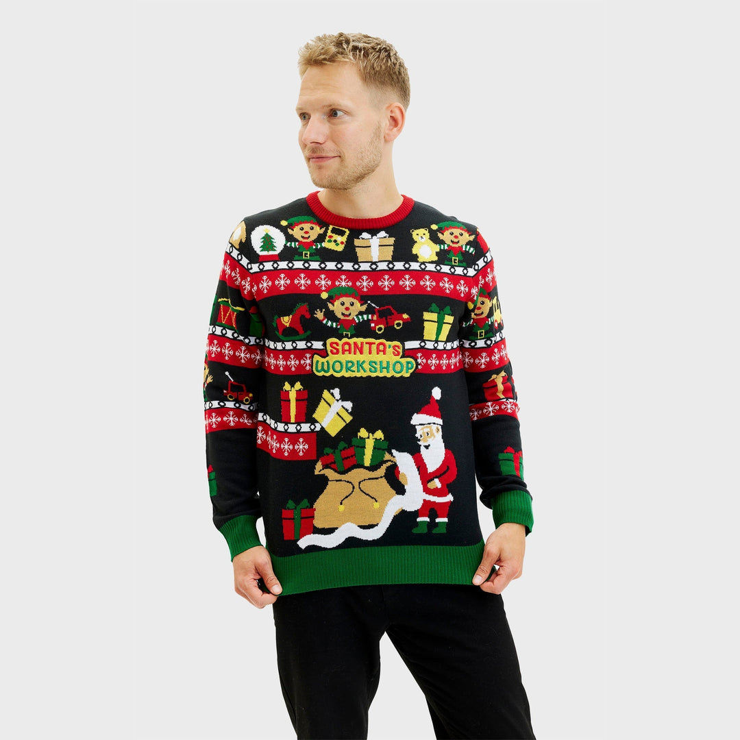 Santa’s Workshop Sweter Męskie