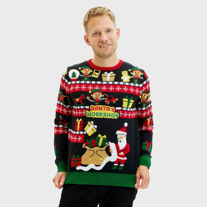 Santa’s Workshop Sweter Męskie