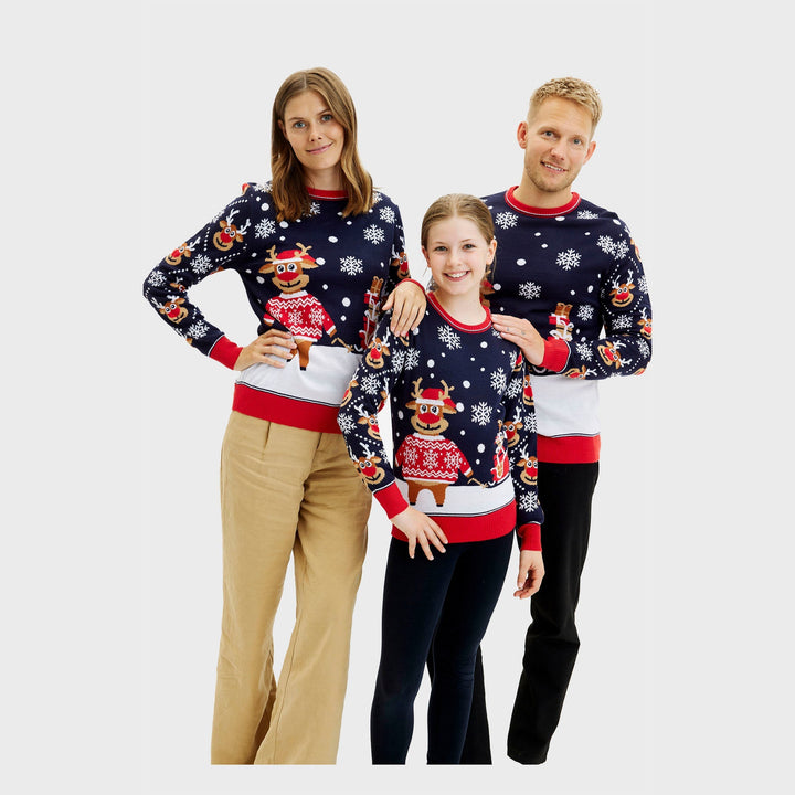 Bringing Christmas Gifts Christmas Sweter Męskie