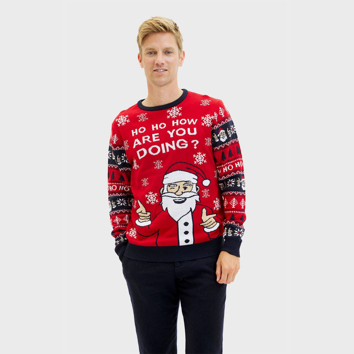 Ho ho jak są Ciebie Christmas sweter Męskie