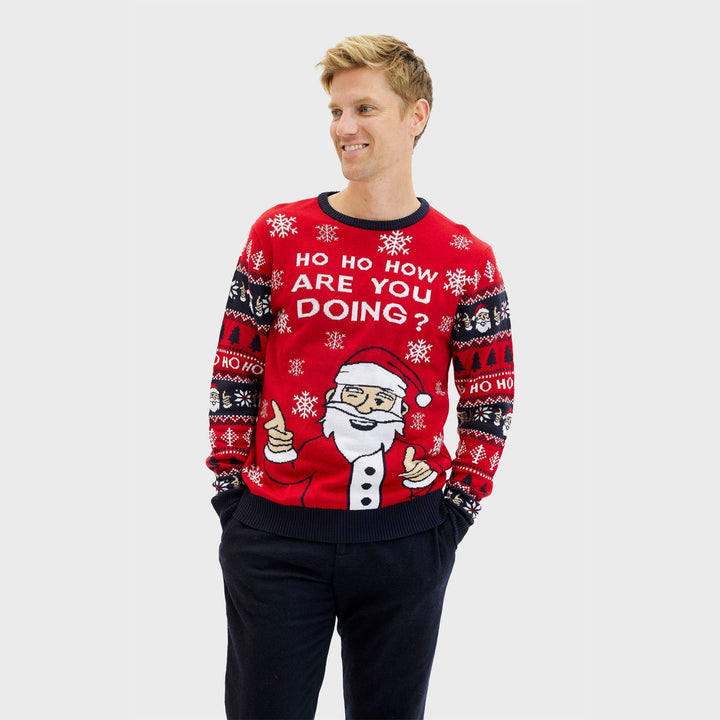 Ho ho jak są Ciebie Christmas sweter Męskie