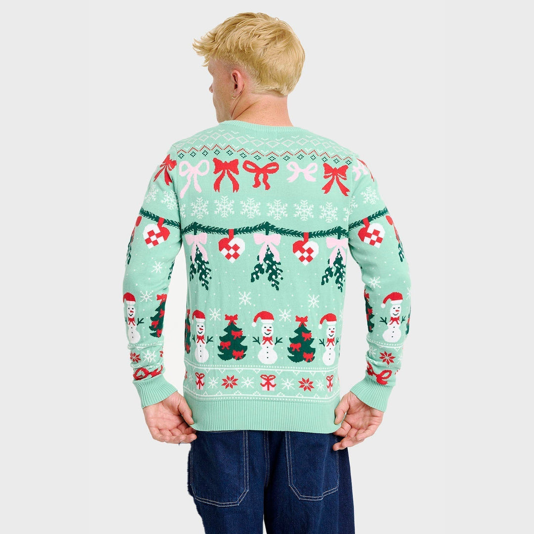 Tied Christmas Sweter Męska