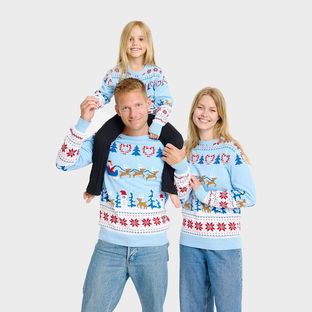 Christmas Wonderland Christmas Sweter Męskie