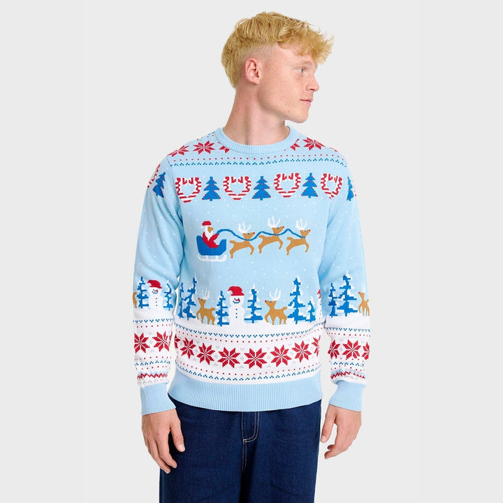 Christmas Wonderland Christmas Sweter Męskie