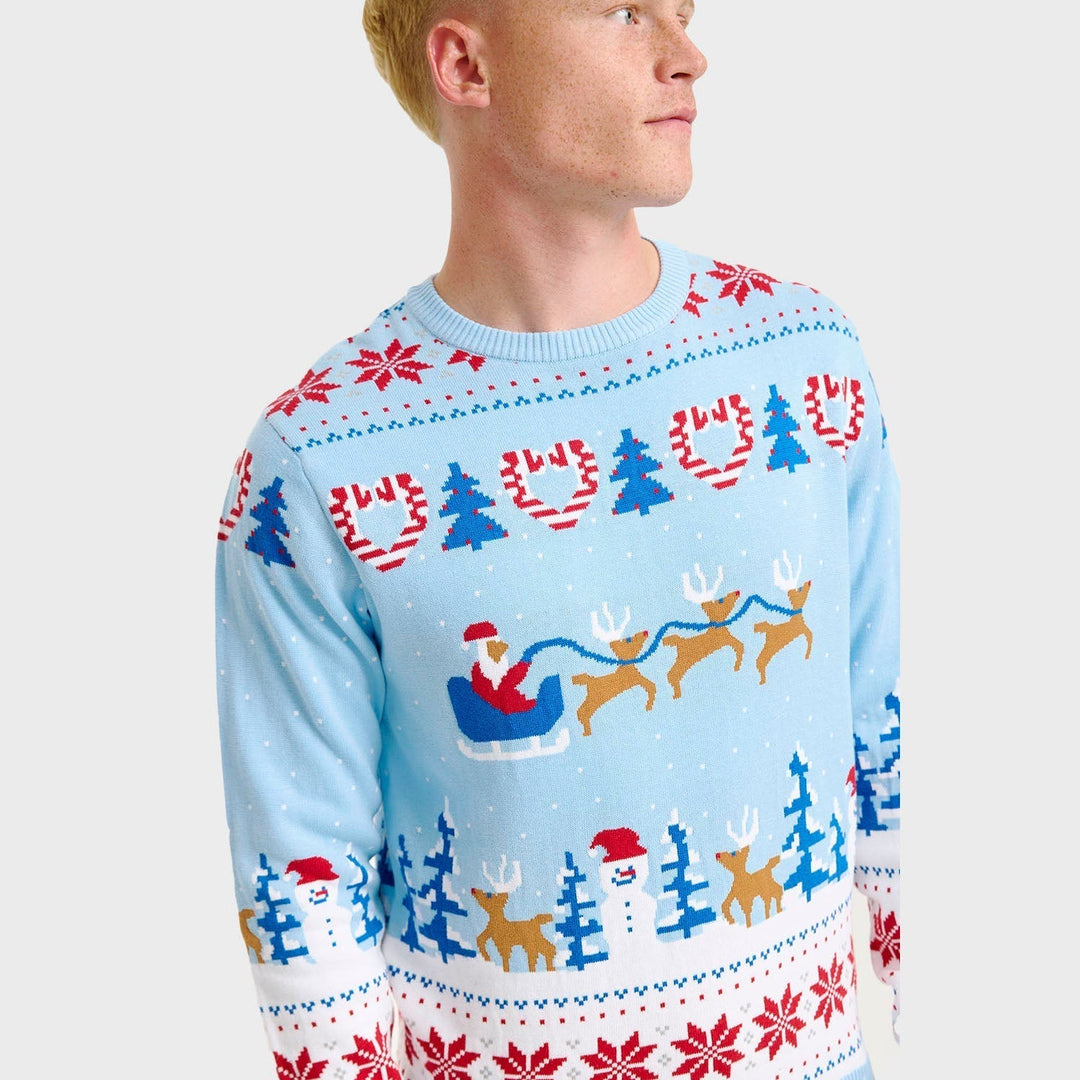 Christmas Wonderland Christmas Sweter Męskie