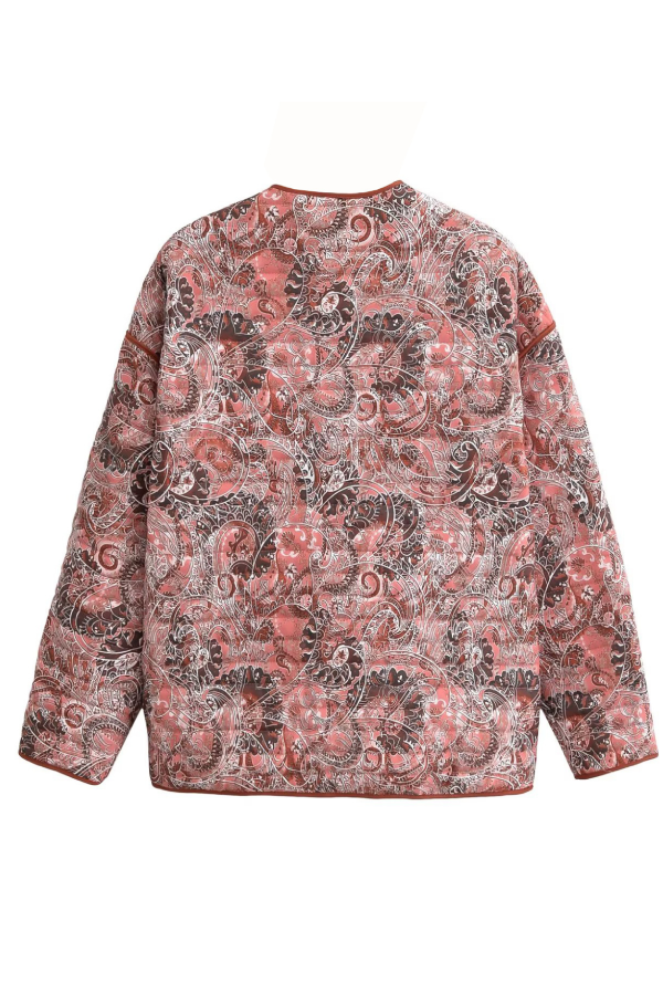 Prwt Loose V-Neck kardigan bawełna kurtka