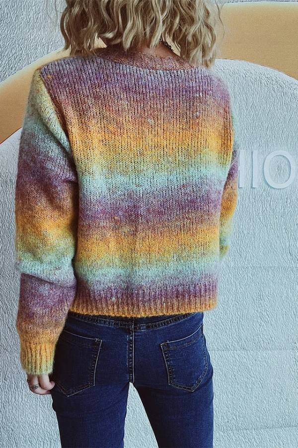 Ciy kolor sweter kurtka