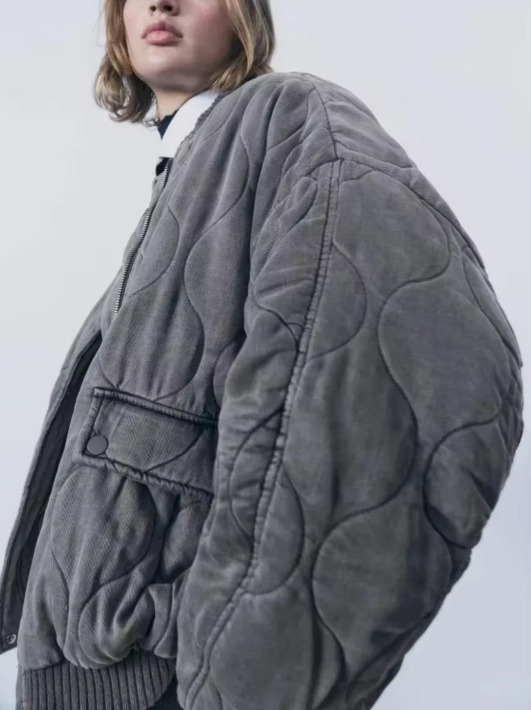 Bawełna kamizelkas z round neck
