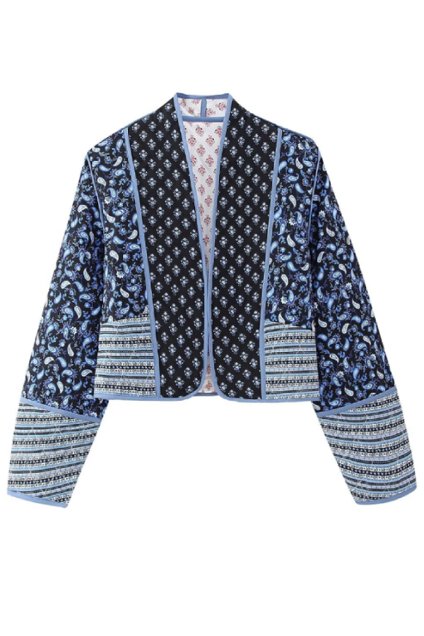 Reversible pikowana kurtka z Matchwg Small bawełna kurtka
