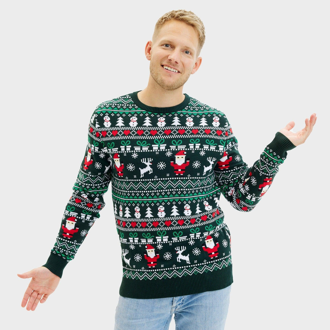 delikatna Christmas sweter Męskie