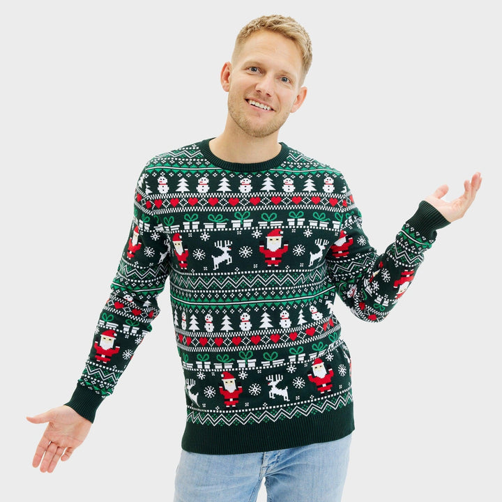 delikatna Christmas sweter Męskie