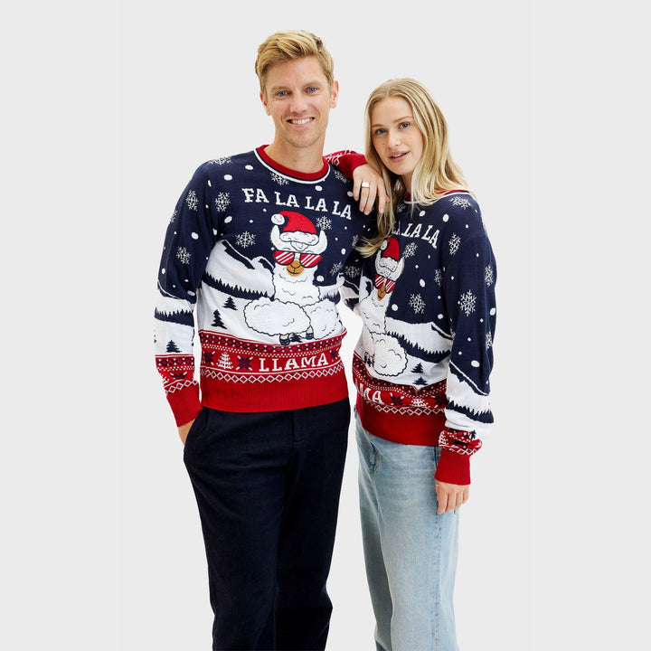 Fa La La La Llama Sweter Męska