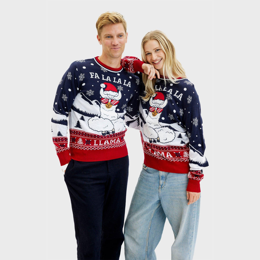 Fa La La La Llama Sweter Męska