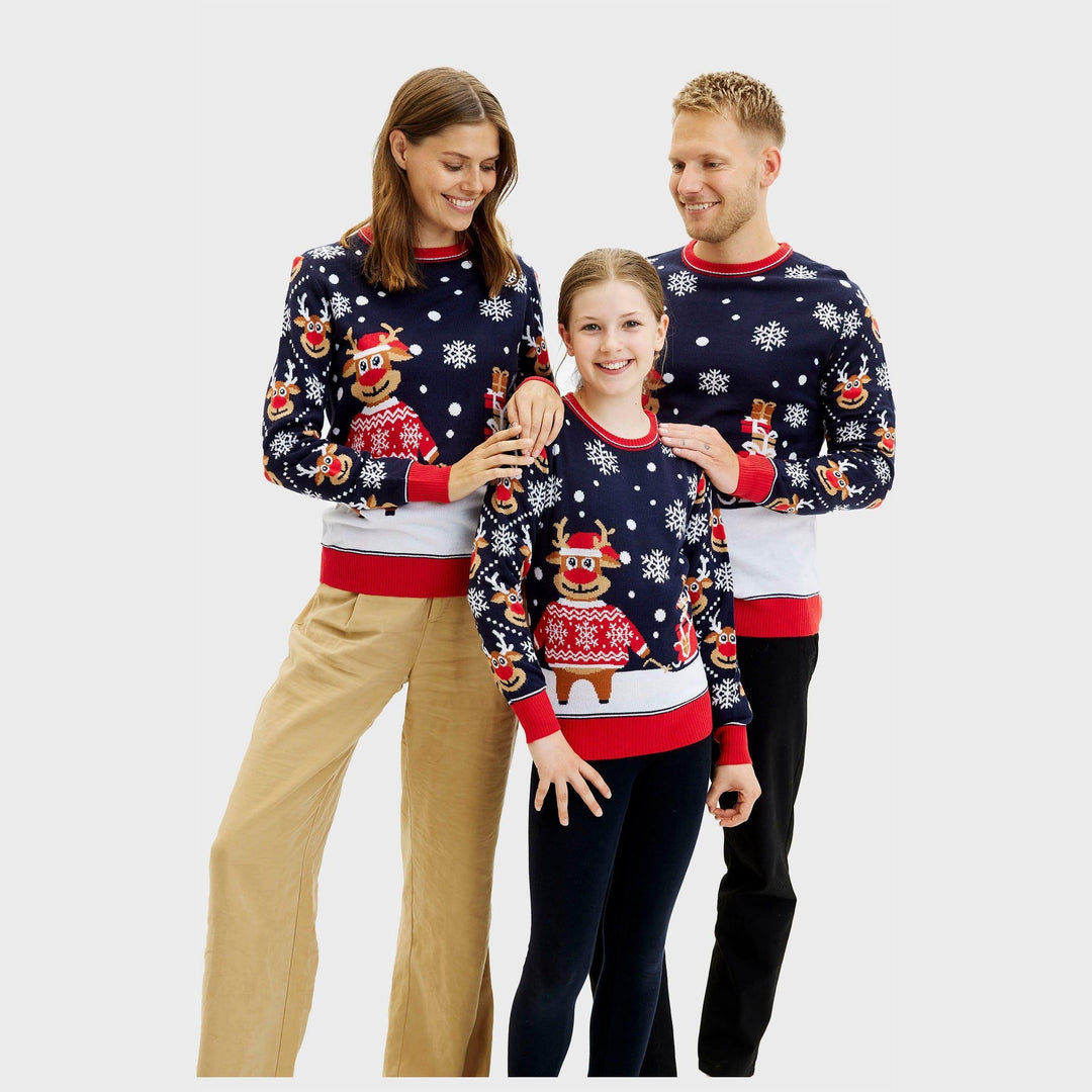 Bringing Christmas Gifts Christmas Sweter Męskie