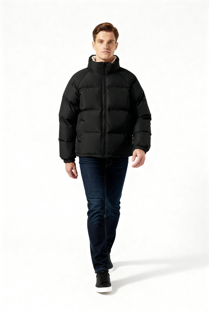 | Fleece-Lined Puffer Kurtka
