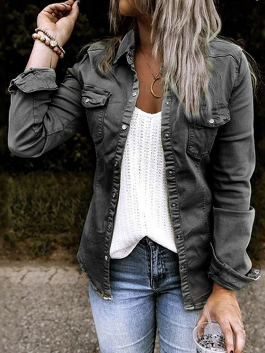 Old denim kurtka