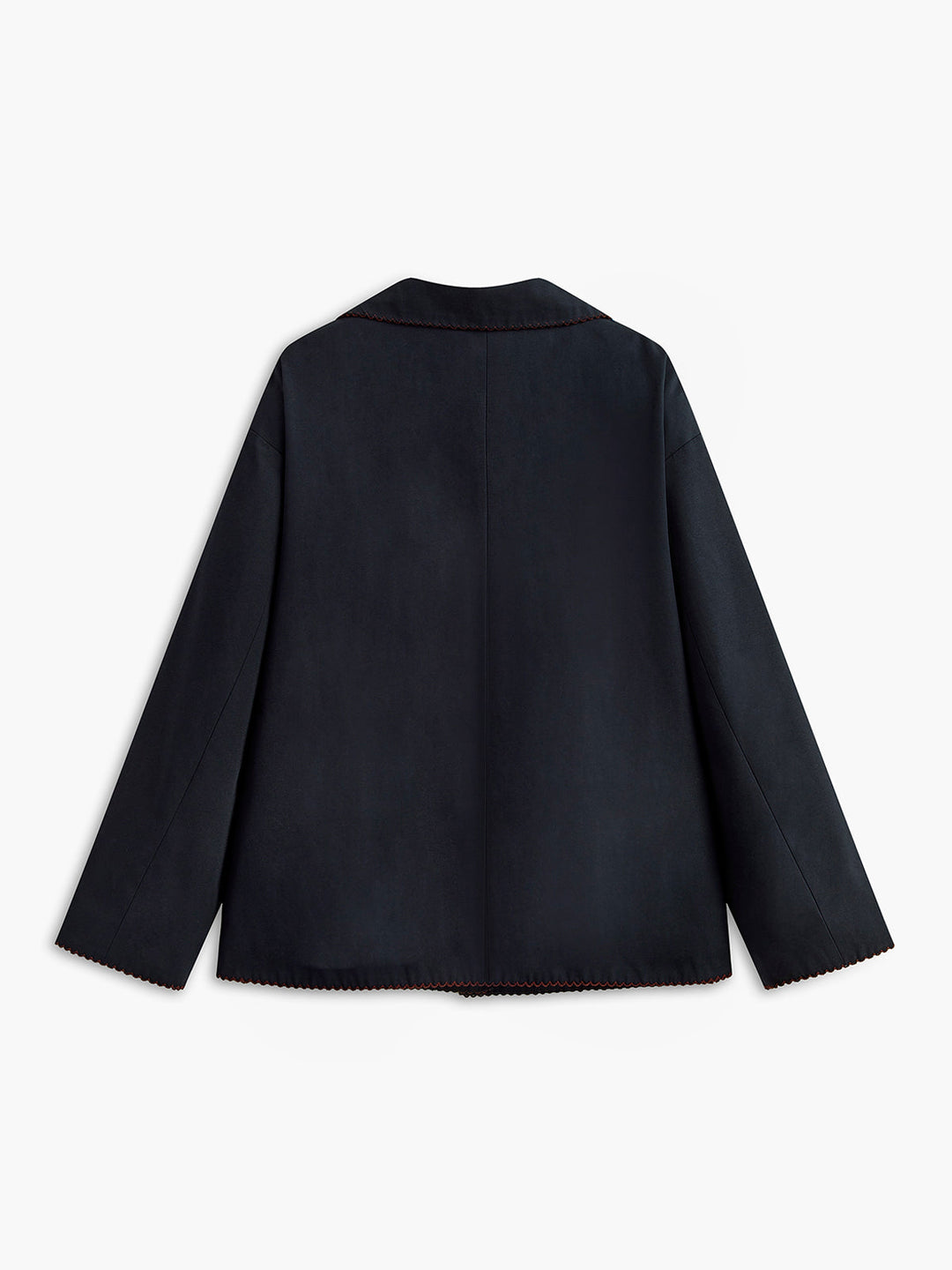 Embroidered Lapel kurtka
