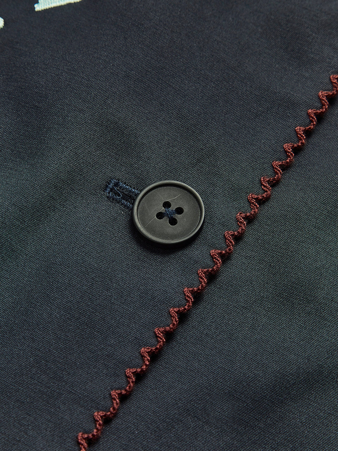 Embroidered Lapel kurtka