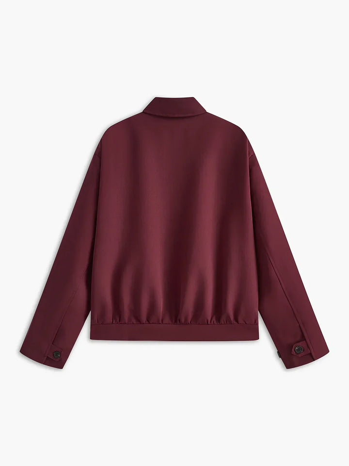 Reversible zamkiem Bordowy kurtka