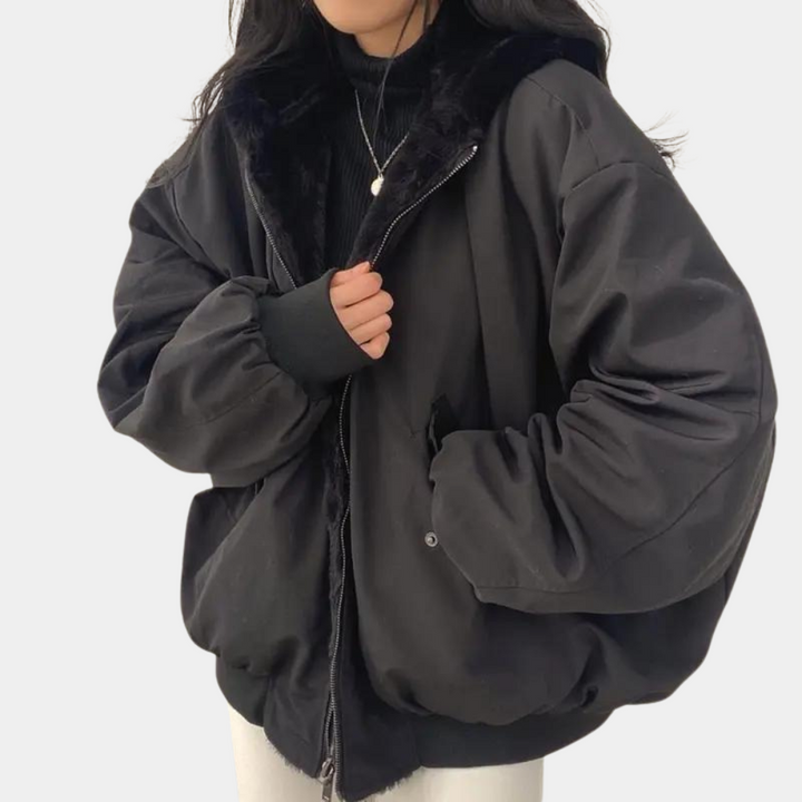 Comdlatable oversize kurtka zimowa