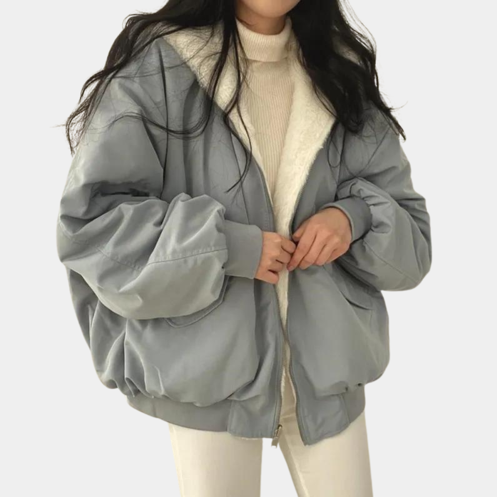 Comdlatable oversize kurtka zimowa