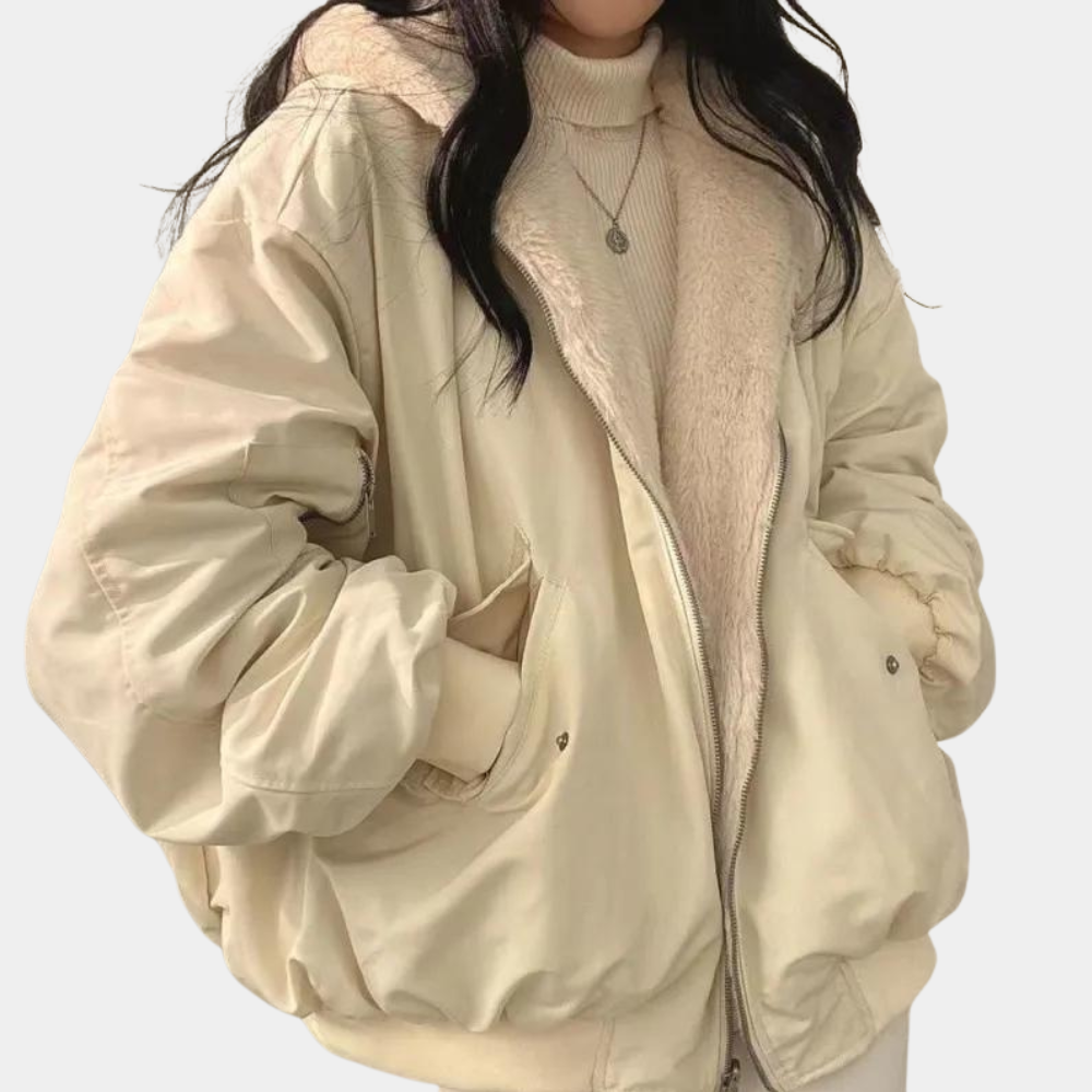 Comdlatable oversize kurtka zimowa