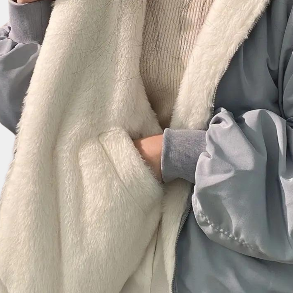 Comdlatable oversize kurtka zimowa