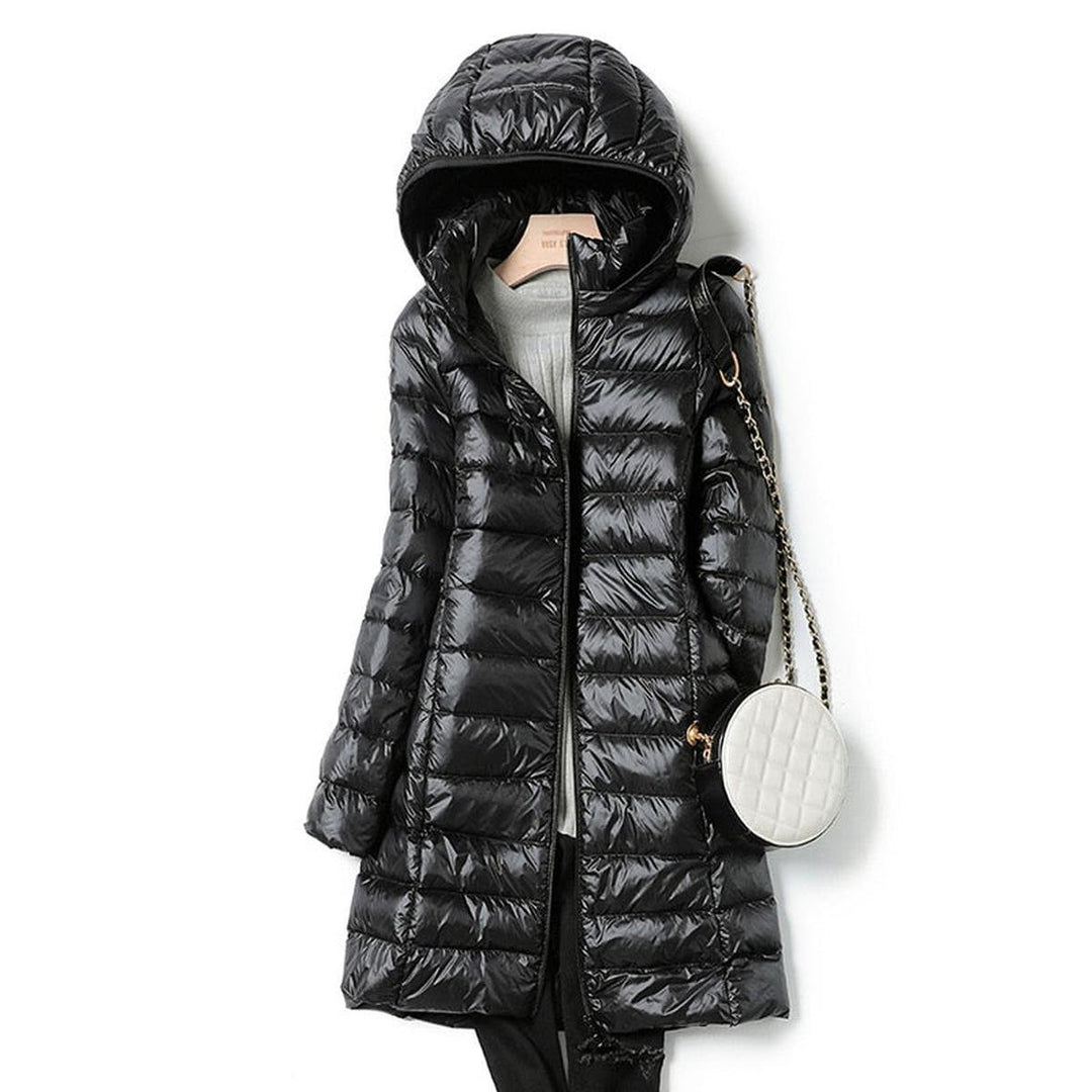Casualowo Puffer kurtka z długa rękawy