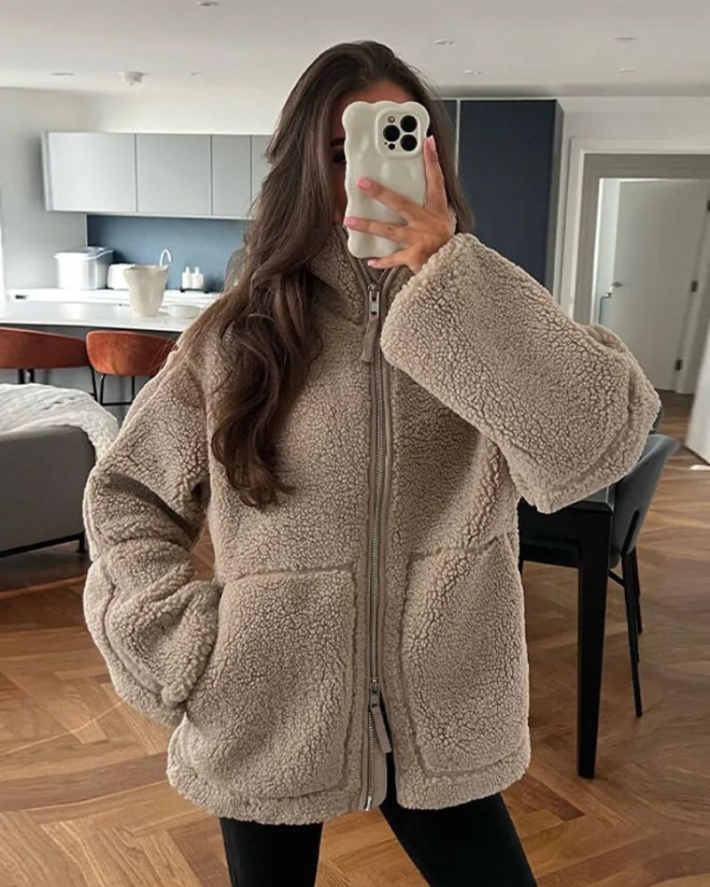 Ciepła Kurtka damska