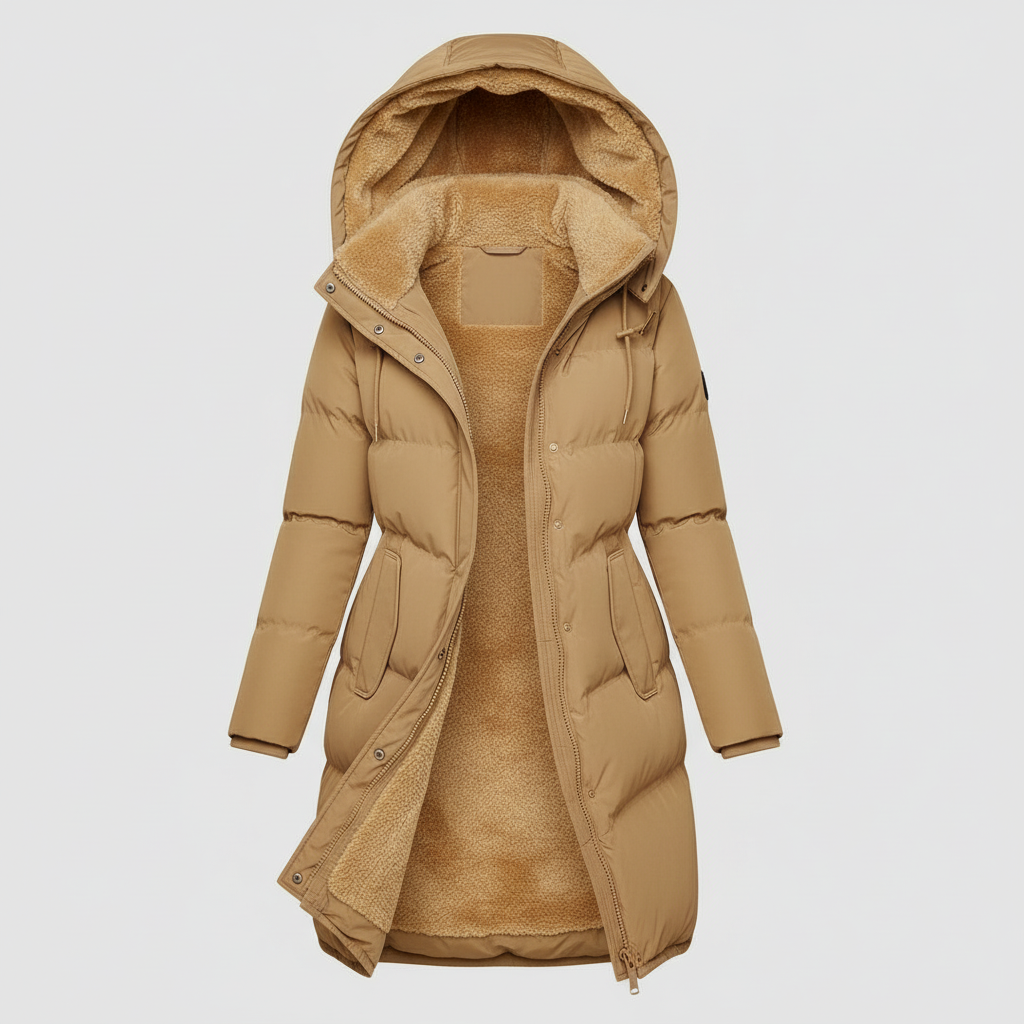 Luxurious Insulated Kurtka Damskie Komfort Ciepły Kurtka Bawełna