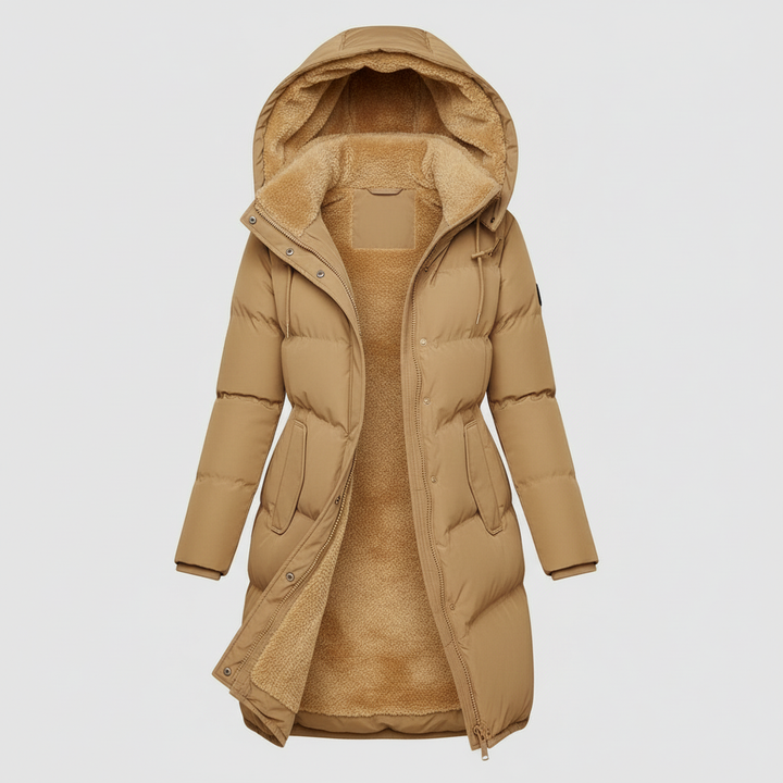 Luxurious Insulated Kurtka Damskie Komfort Ciepły Kurtka Bawełna
