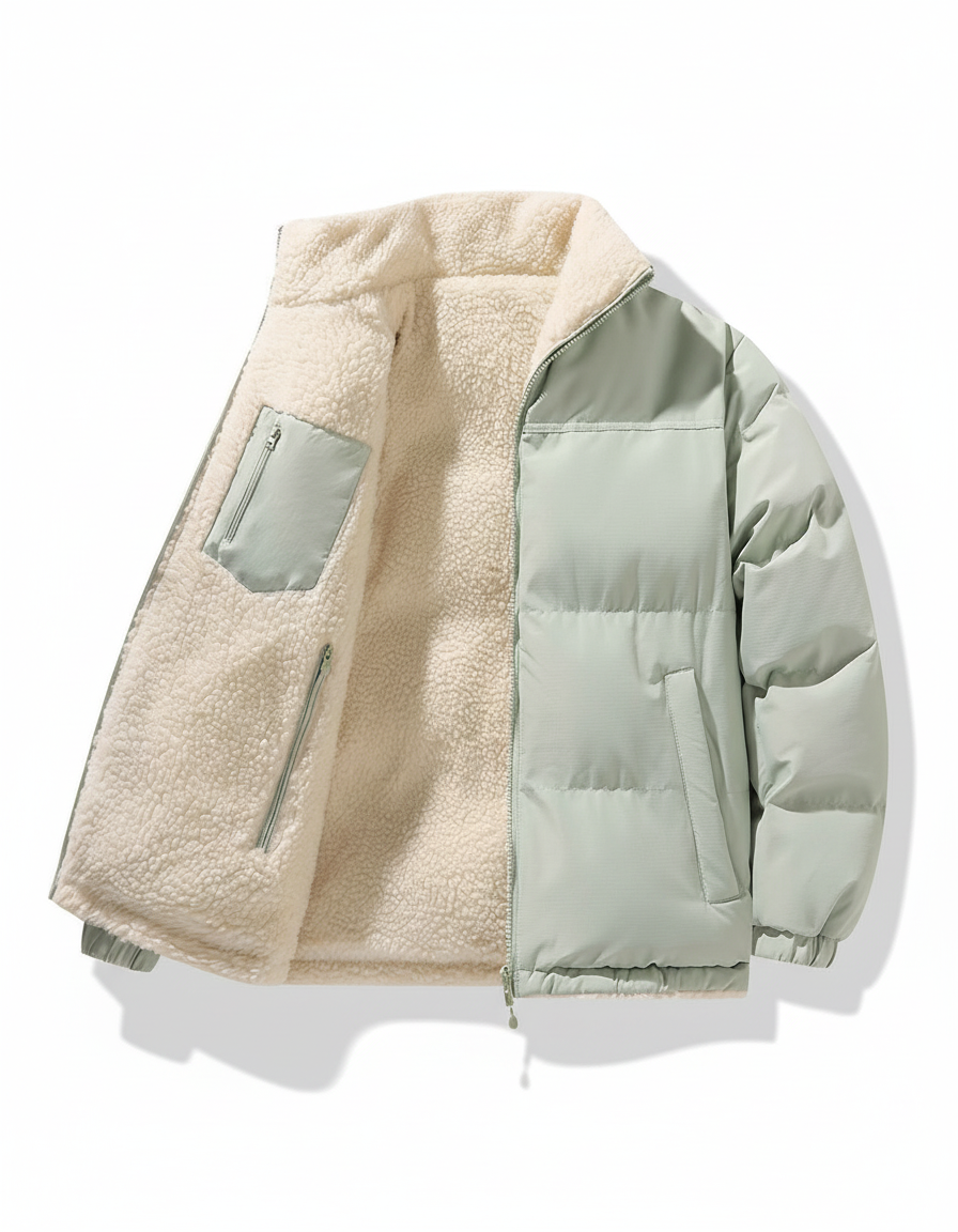 Ocieplana Damska Down Kurtka Zimowy