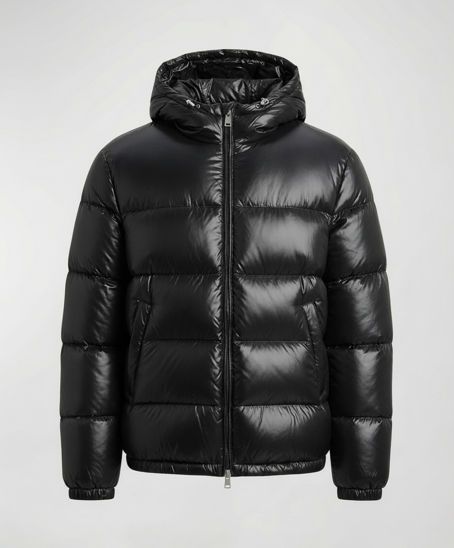 Unisex down kurtka pikowana