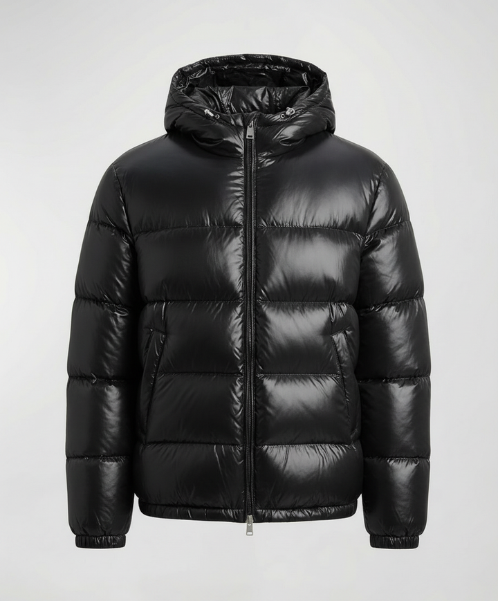 Unisex down kurtka pikowana