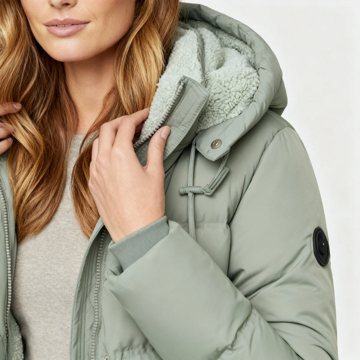 Luxurious Insulated Kurtka Damskie Komfort Ciepły Kurtka Bawełna