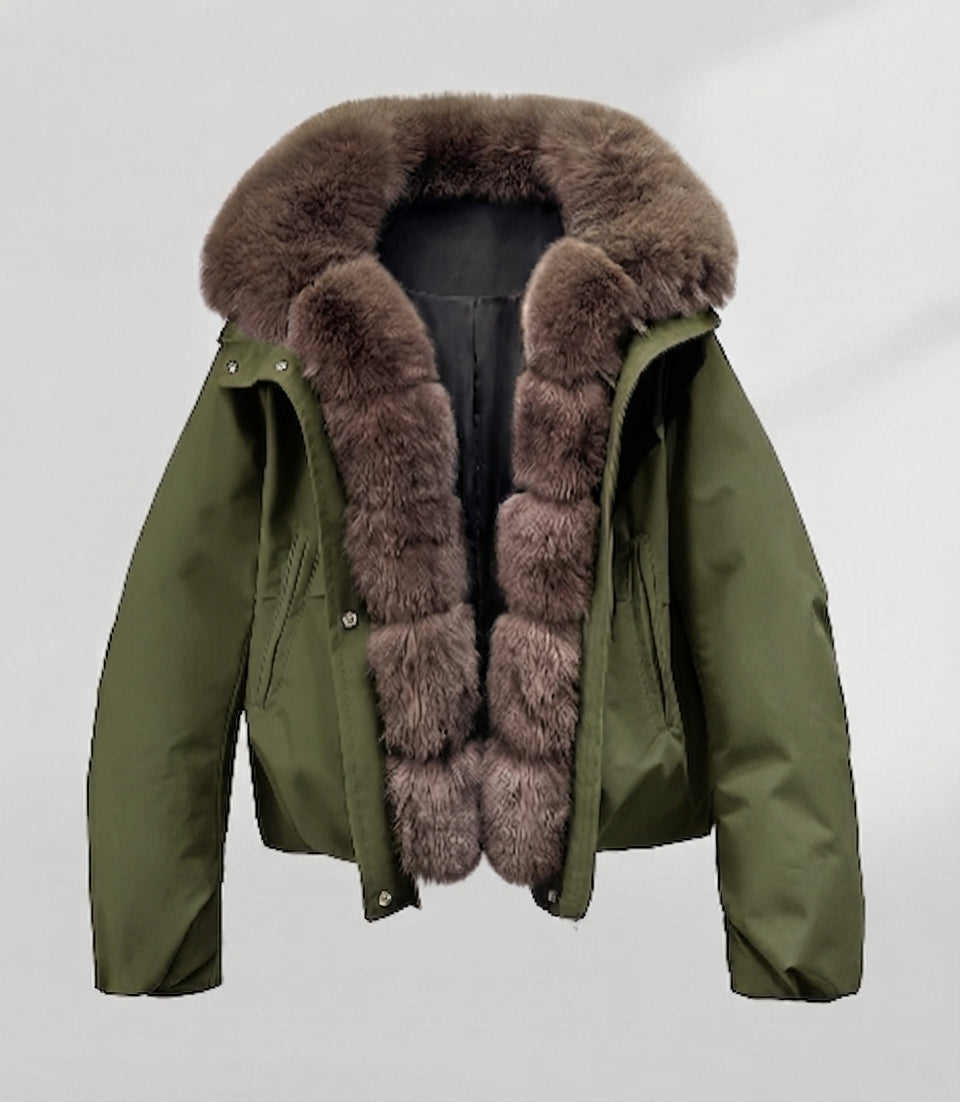 Parka Damska Stylowa Casualowa Elegancka