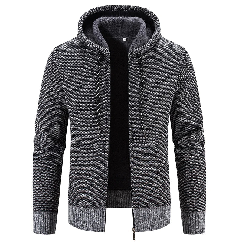 Codzienny Jesienny Bluza z kapturem Kardigan dla Męskie